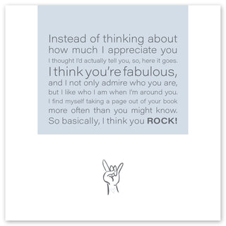 You ROCK!