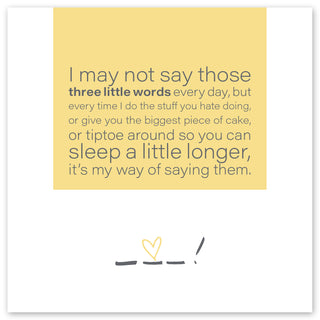 Three Little Words